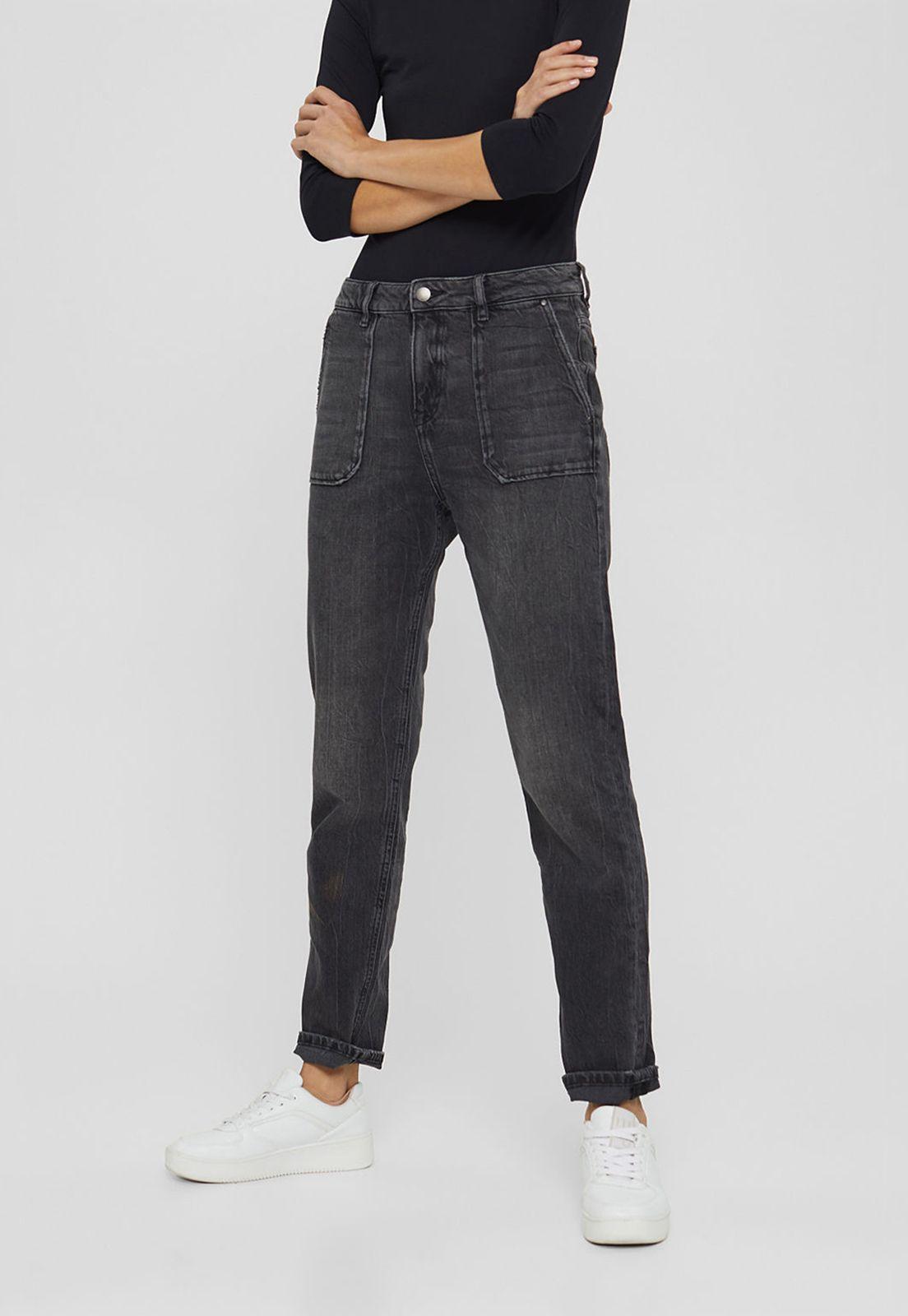 Jeans Mujer De Estilo Masculino Esprit-0