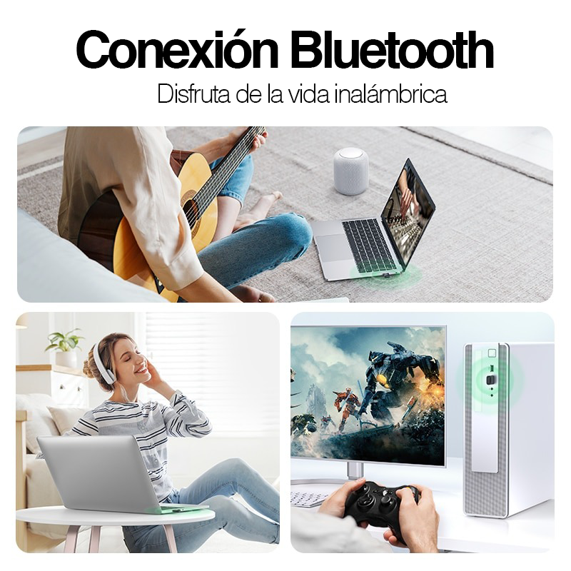 Adaptador Transmisor Receptor Bluetooth 5.0 Usb-2