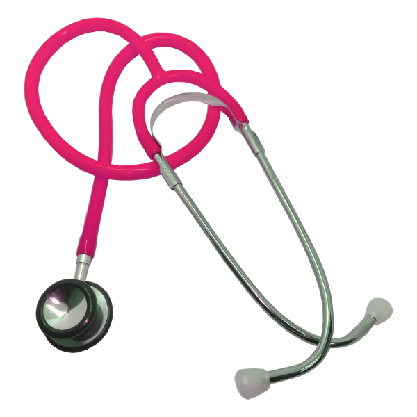 FONENDOSCOPIO DOBLE CAPSULA - COLOR FUCSIA-0