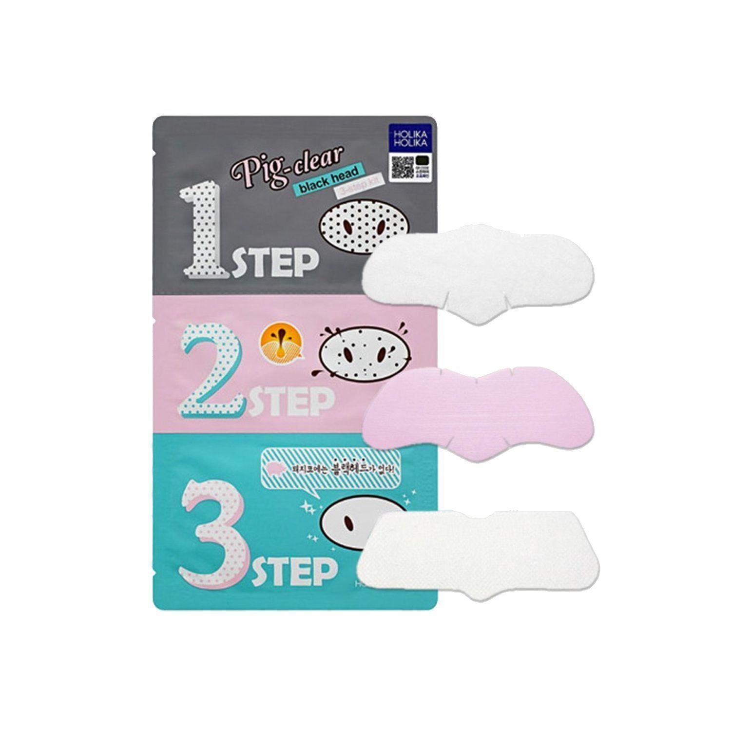 Parches Puntos Negros 3 Pasos "Pig Nose" Holika Holika-1