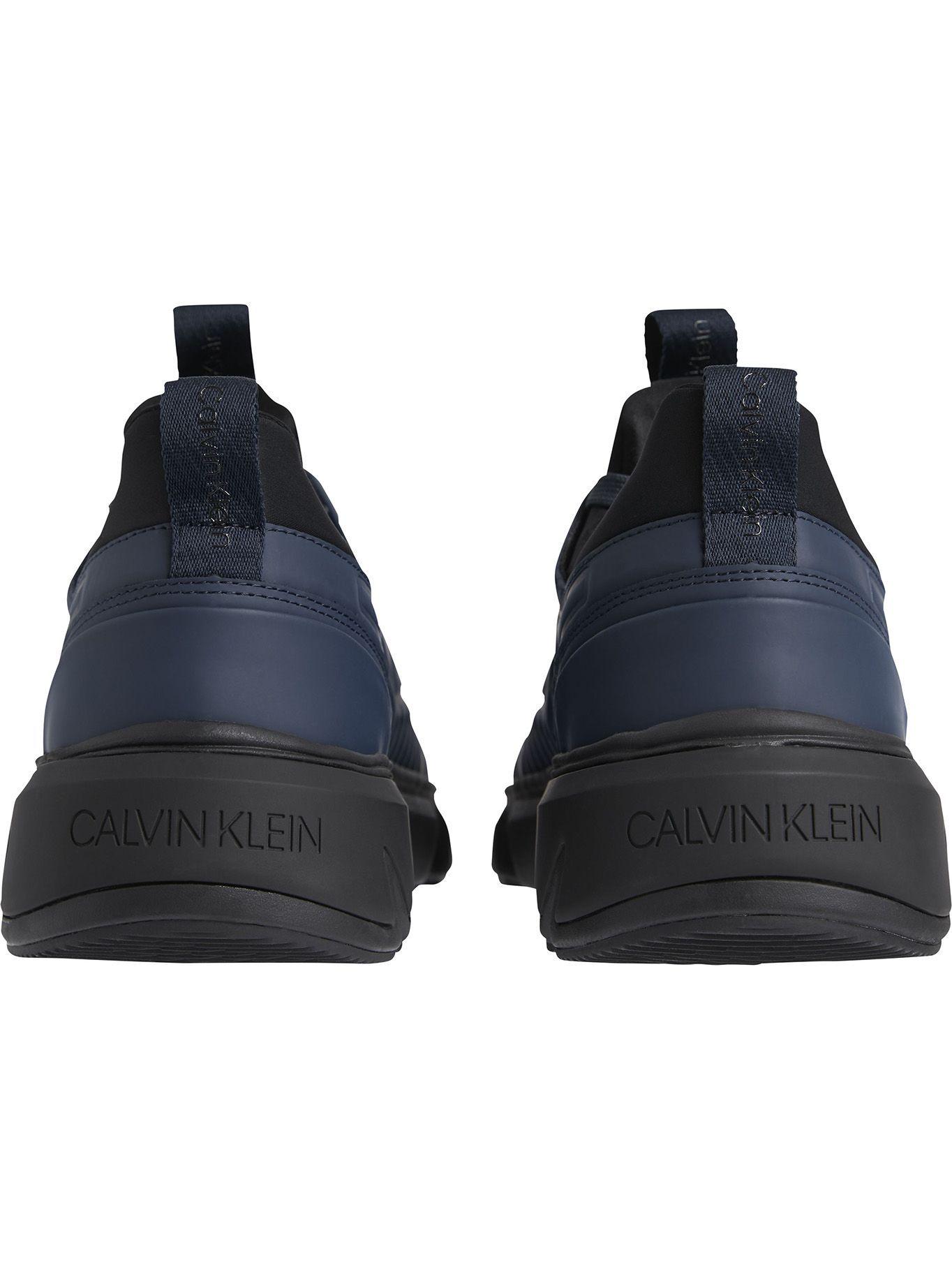 Zapatilla Urbana Low Top Lth Azul Calvin Klein-3