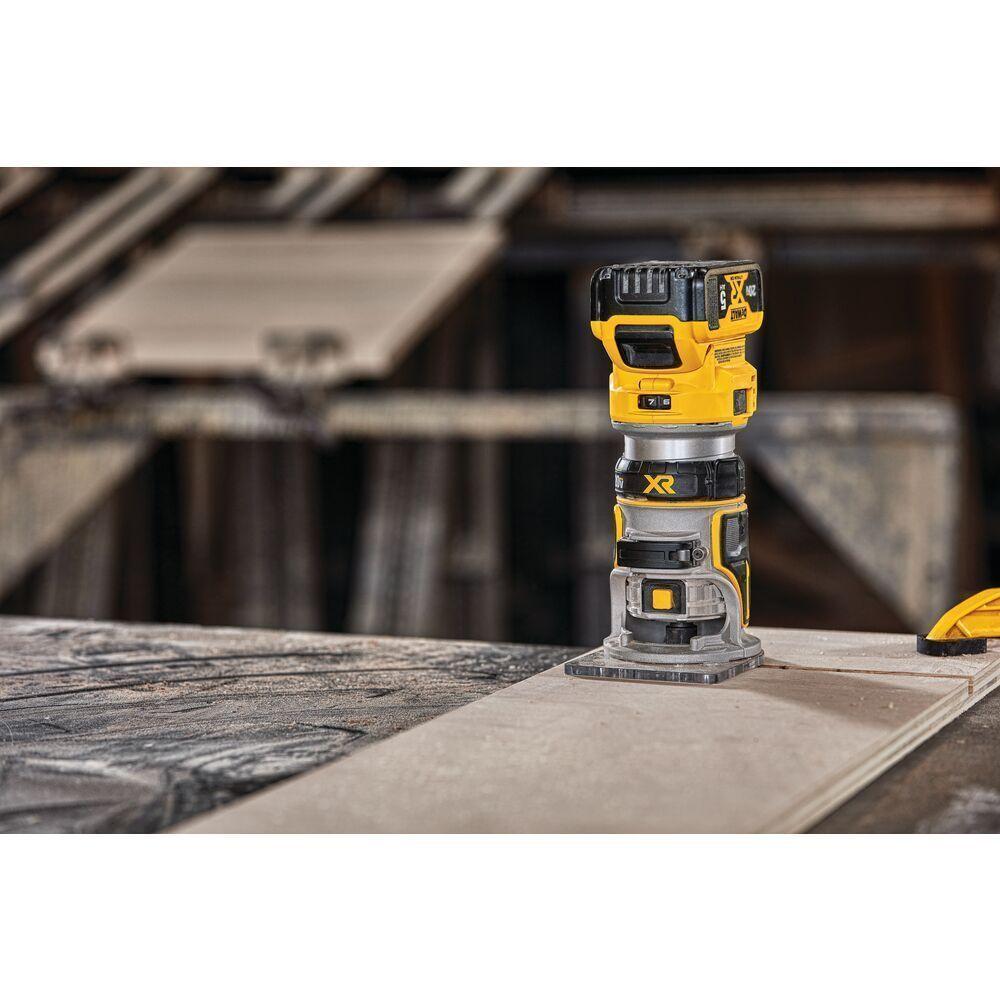 Fresadora Compacta 20V Sin Carbones Y Sin Batería  Dcw600B  Dewalt-3