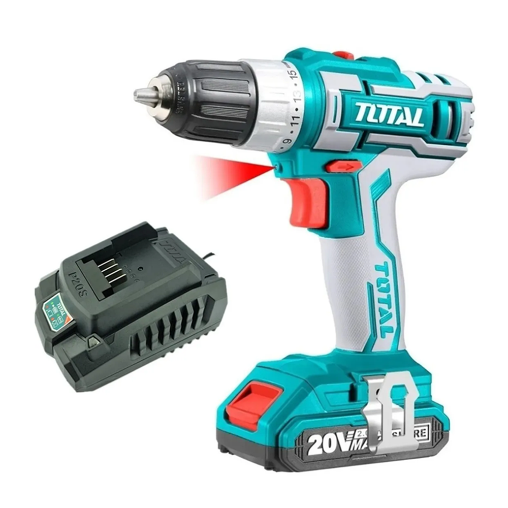 Taladro Atornillador Inalambrico 10mm 20v Total-1