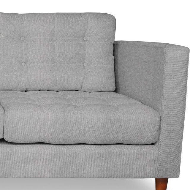 Sofá 3C Parker Lino Gris Claro-2