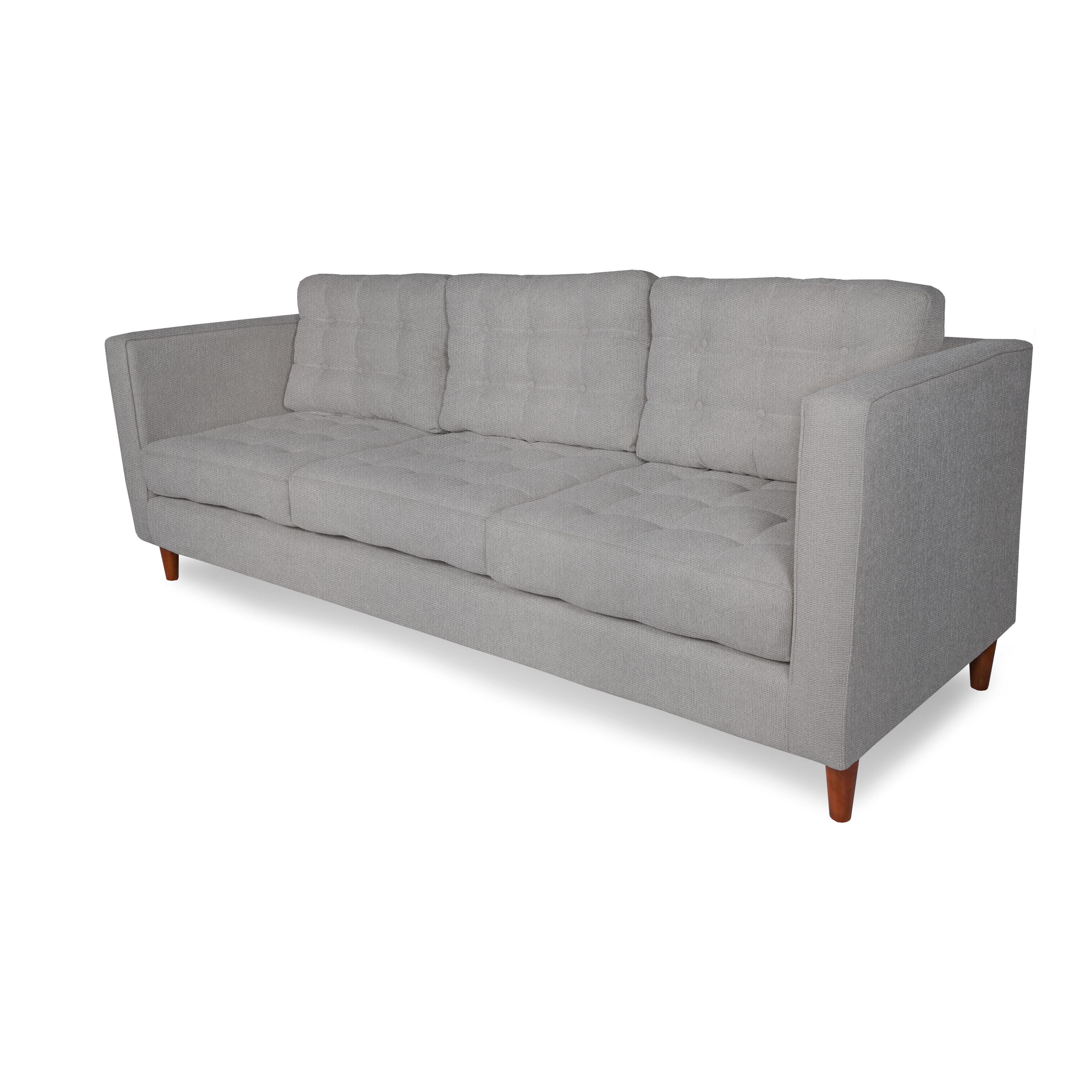 Sofá 3C Parker Lino Gris Claro-0