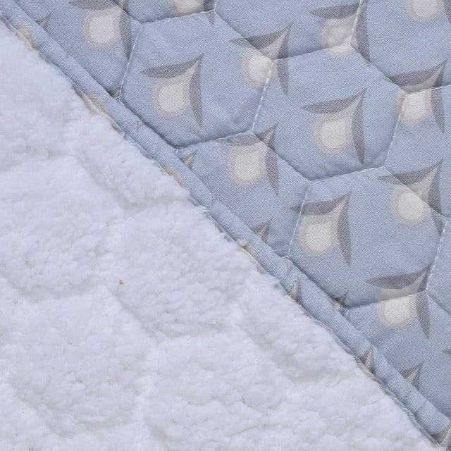 Quilt sherpa estampado 2 plazas -2