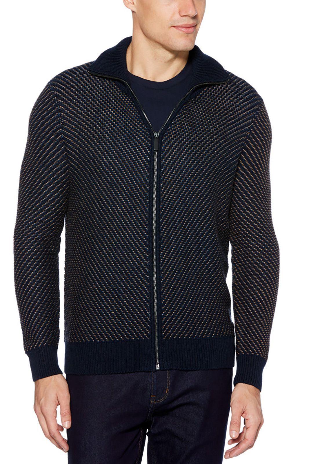 Sweater Casual Microdiseño Navy-0