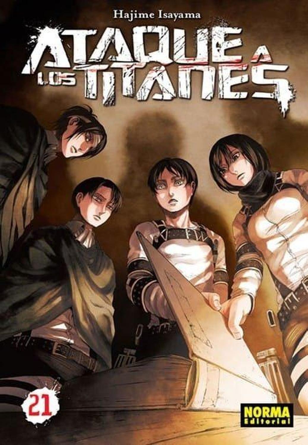 Manga Ataque A Los Titanes 21 - España-0