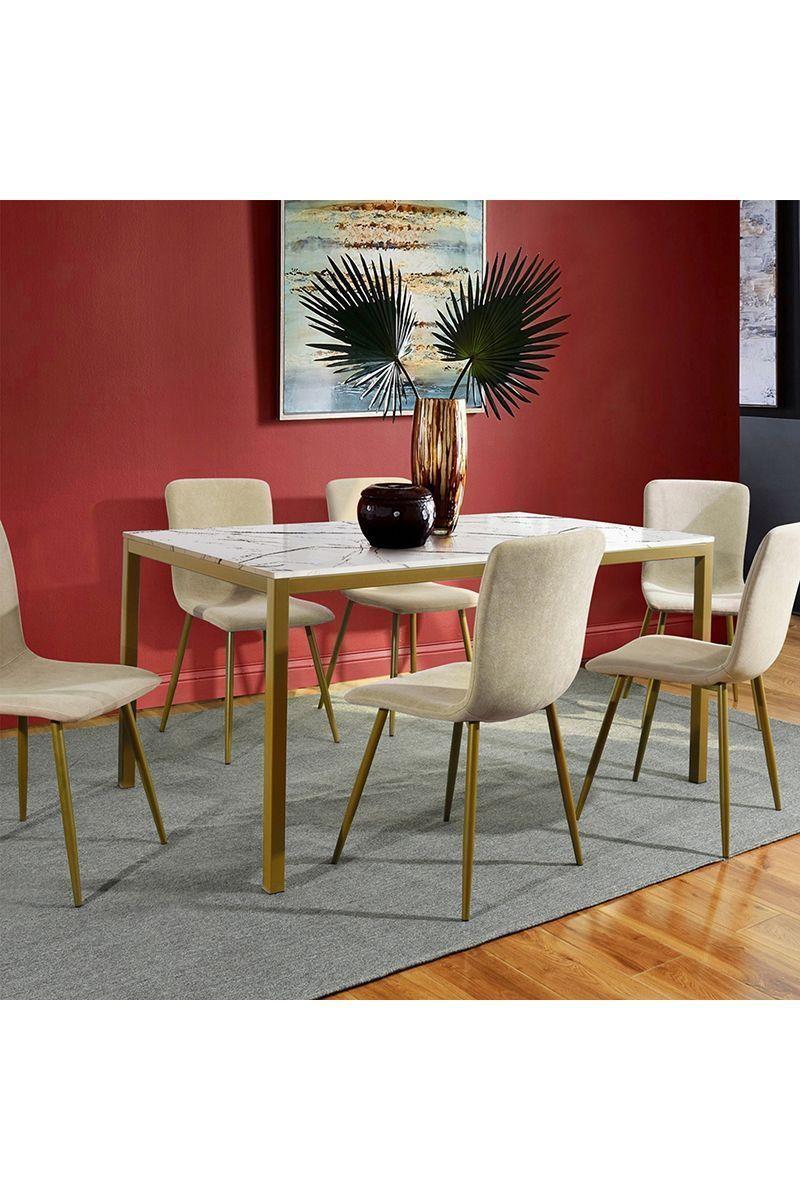 Mesa de Comedor Clásica Blanco-5