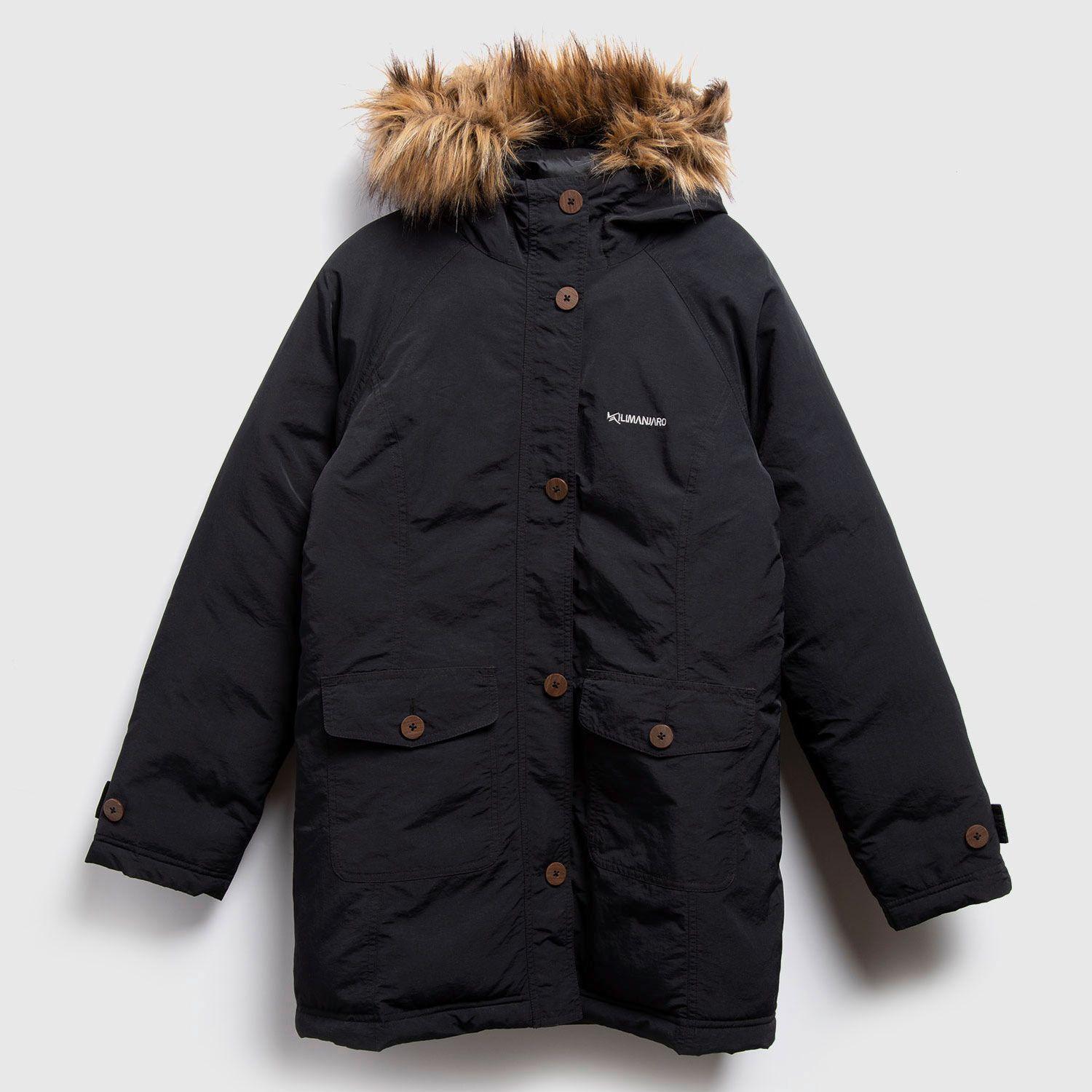 PARKA MUJER FRISCO NEGRO -0