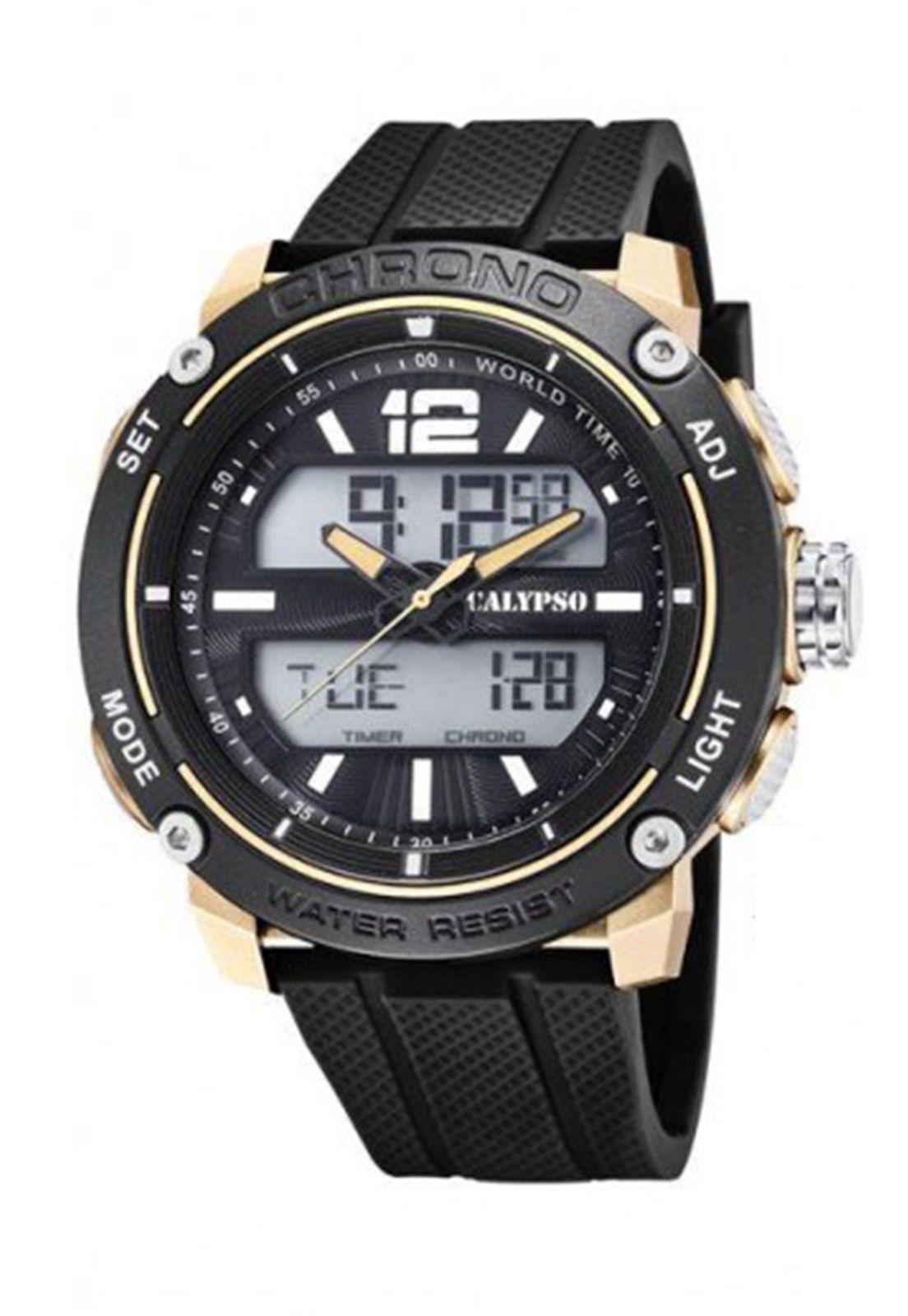 Reloj K5796/3 Calypso Negro Hombre Street Style-0