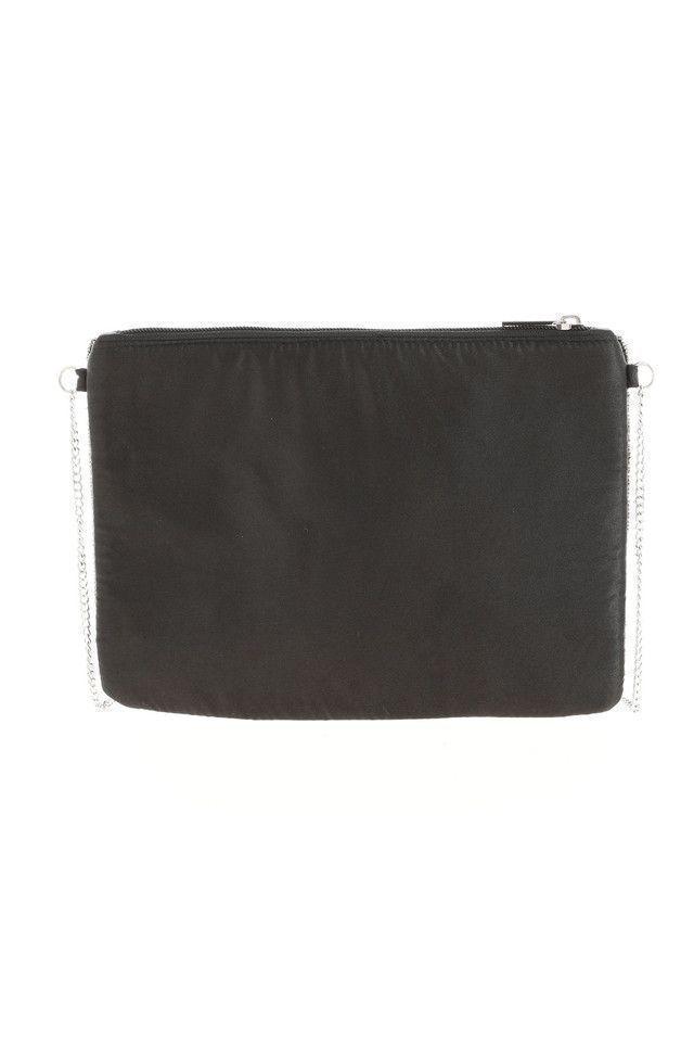 Cartera Fiesta Plateada Zigzag Humana-1