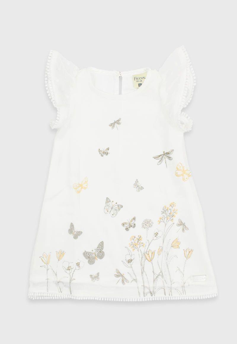 Vestido kids niña formal butterflies 326-0
