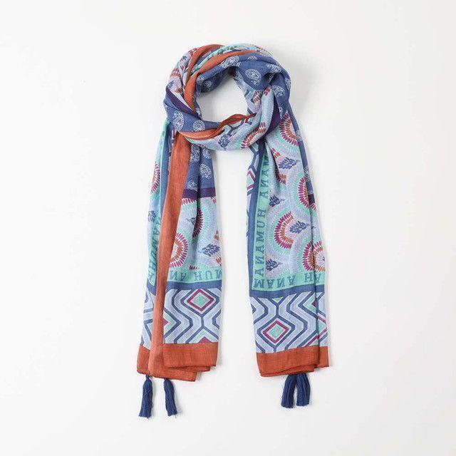 Pañuelo Estampado Azúl Amuse Humana-0