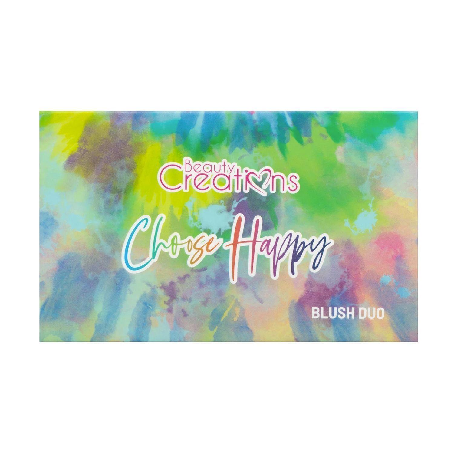 Pack 2 Paletas de Blush/ Rubor Dúo "Happy Vibes" + “Choose Happy” de Beauty Creations-5