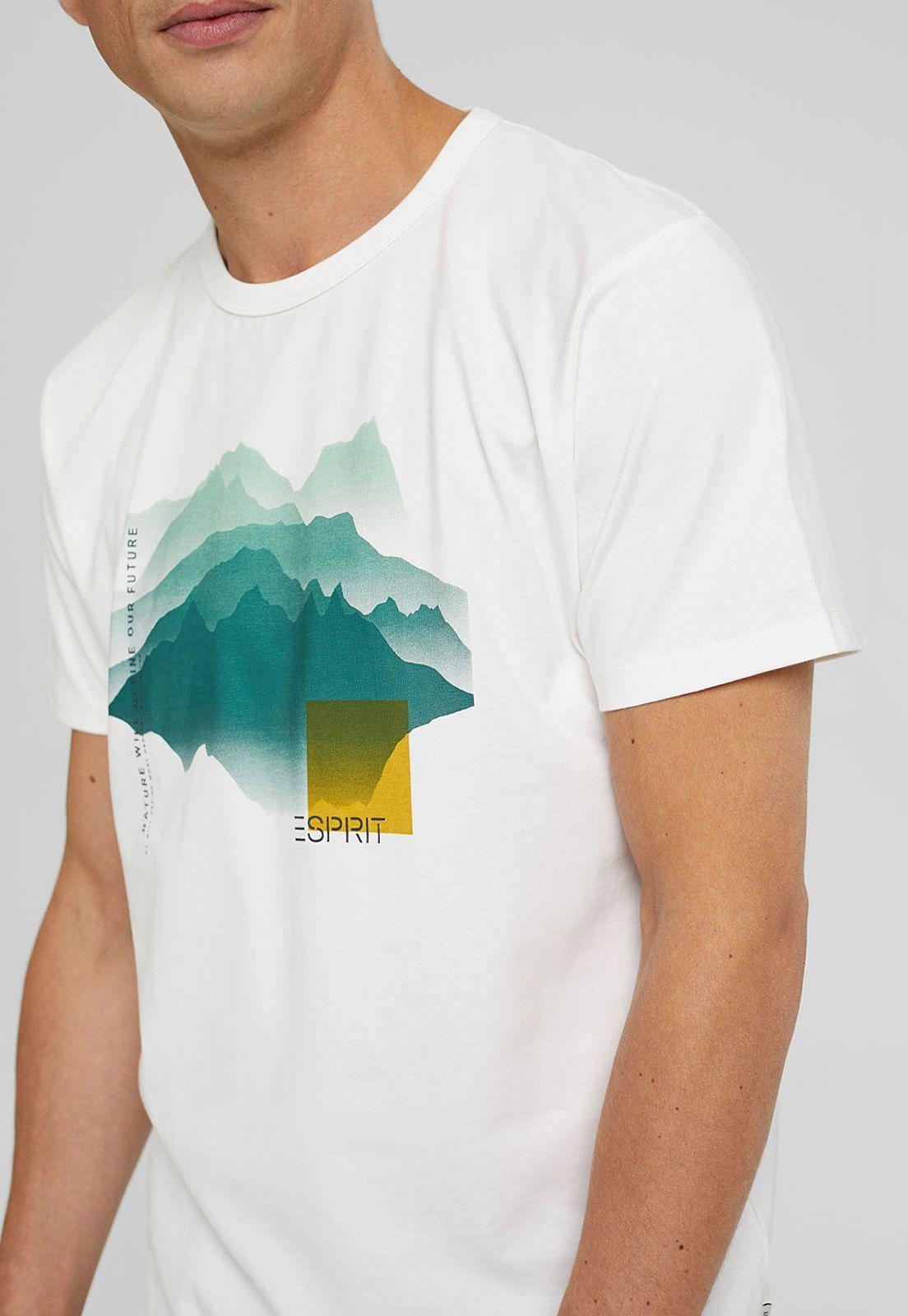 Polera Manga Corta Con Estampado Esprit-2