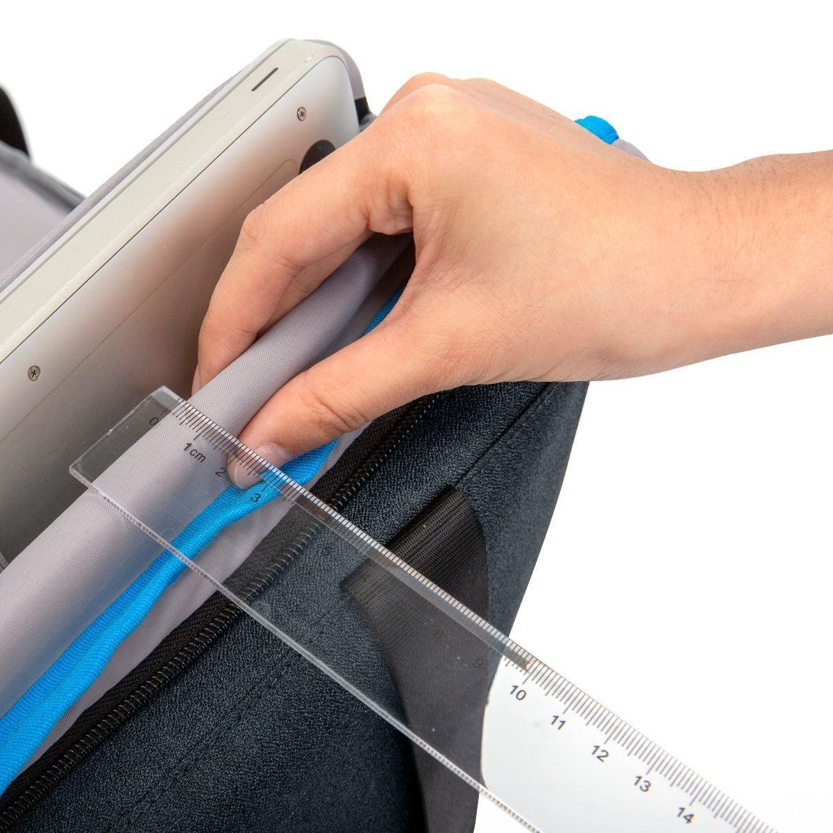 Bagsmart Maletín de viaje Falco para laptop de 15.6"- Azul-3