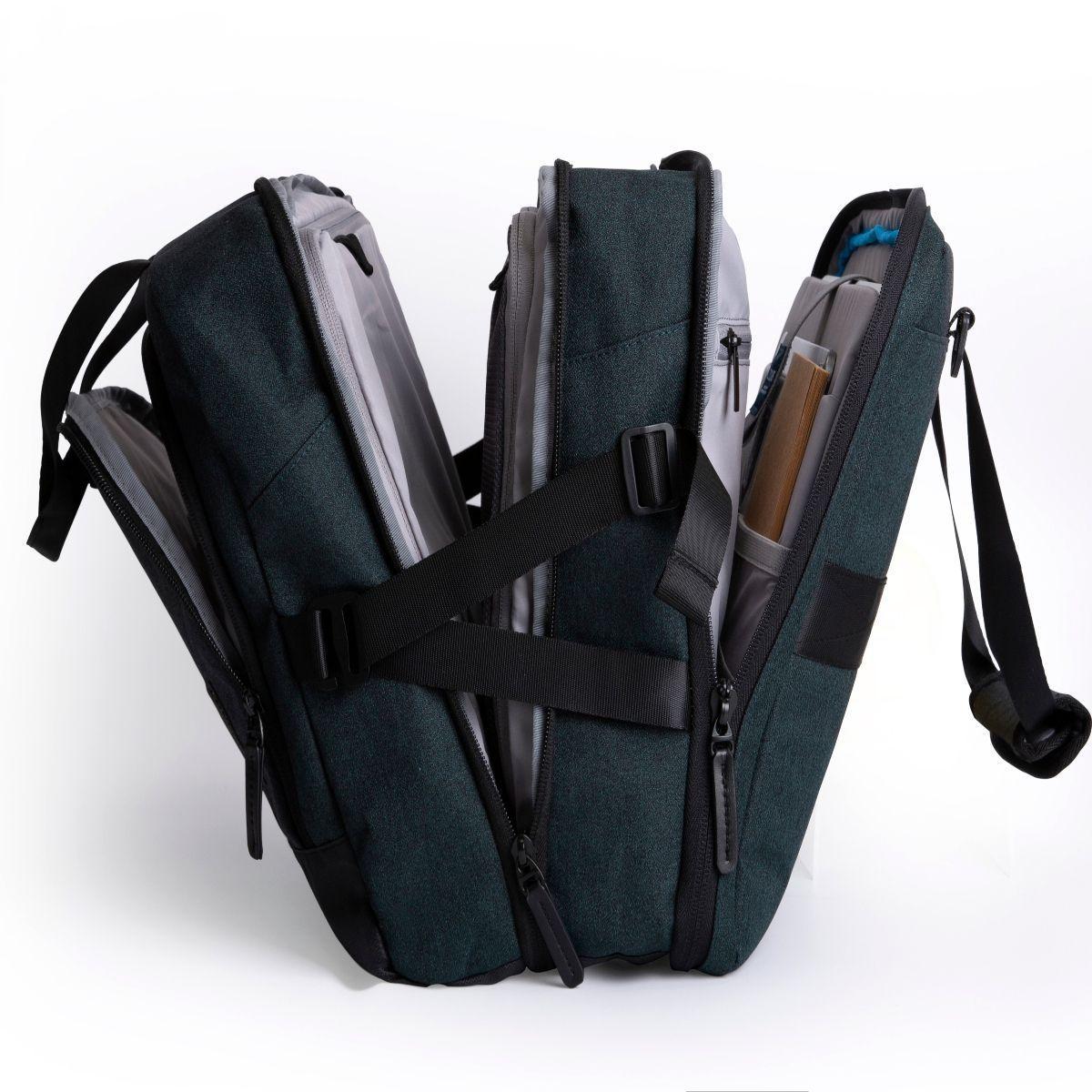 Bagsmart Maletín de viaje Falco para laptop de 15.6"- Azul-2