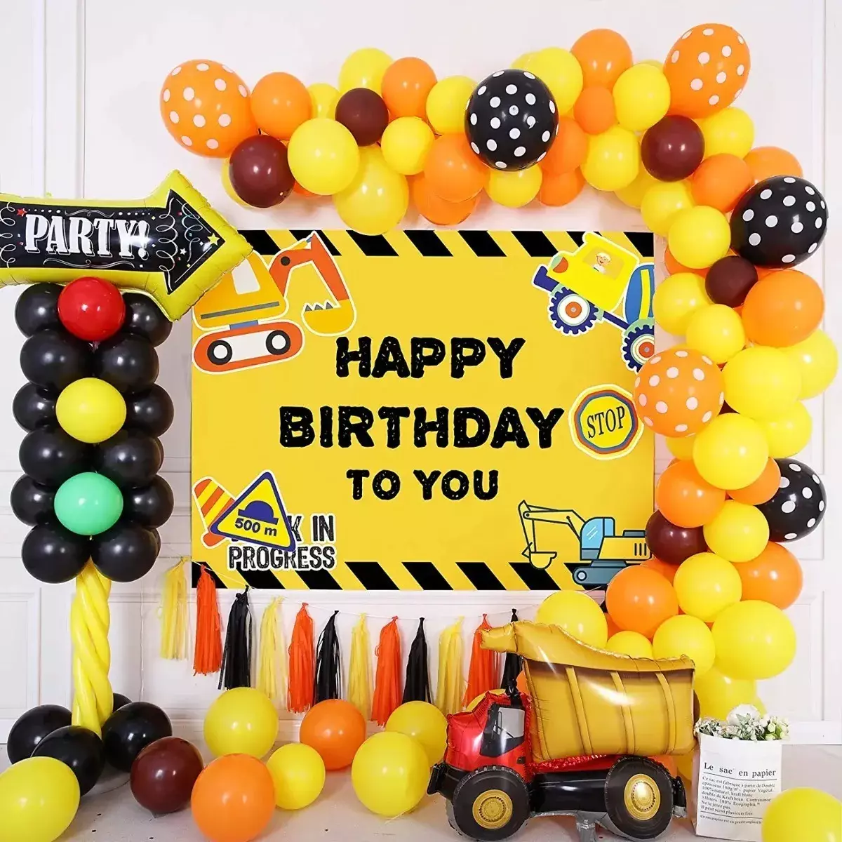 Pack 25 Set De Cumpleaños Globos Cumpleaños Globo Metalizado 100944-7