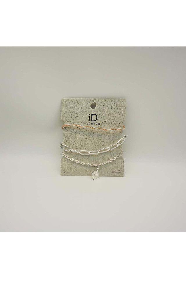 Pulsera Set Blanda Mandala Plateado i-D-0