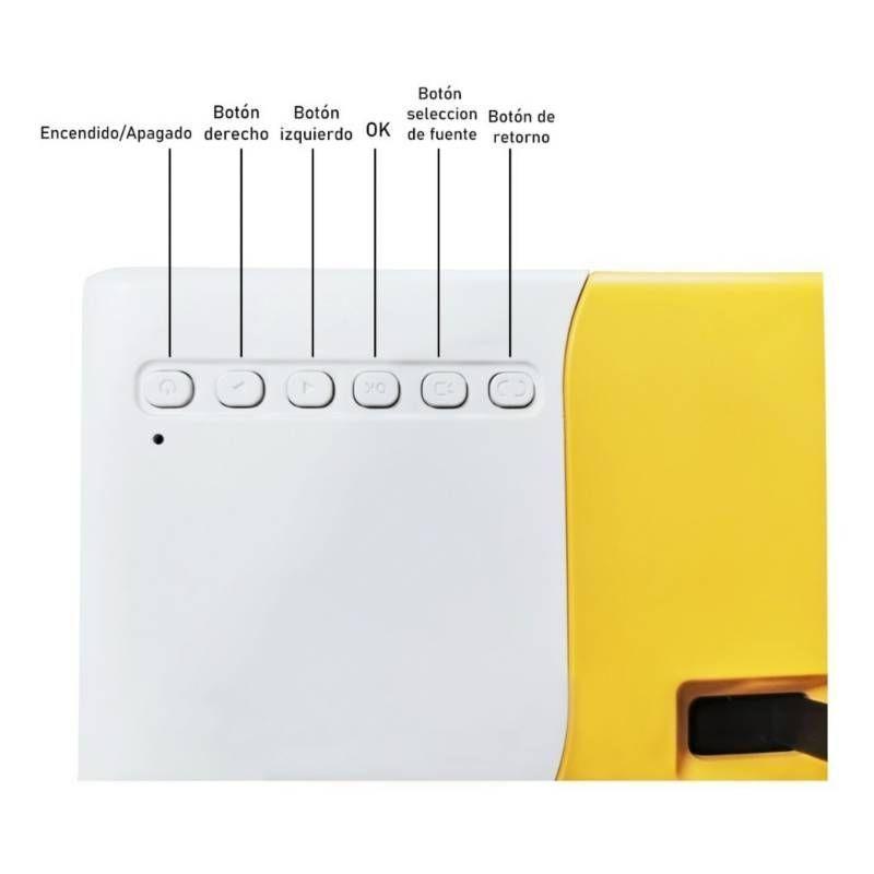 Mini Proyector Led Portatil Hdmi Vga Usb Sd 600lm-3
