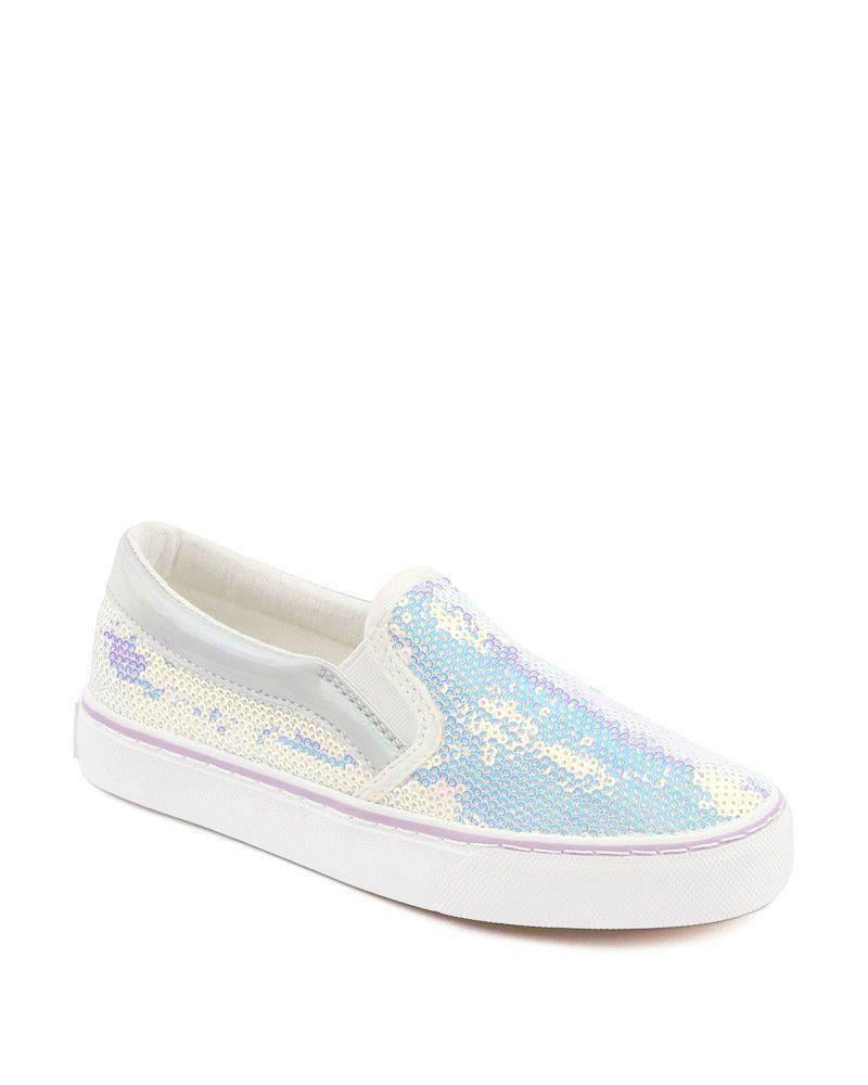 Zapatilla Slip On Lentejuelas Acorrer Niña Ficcus-0