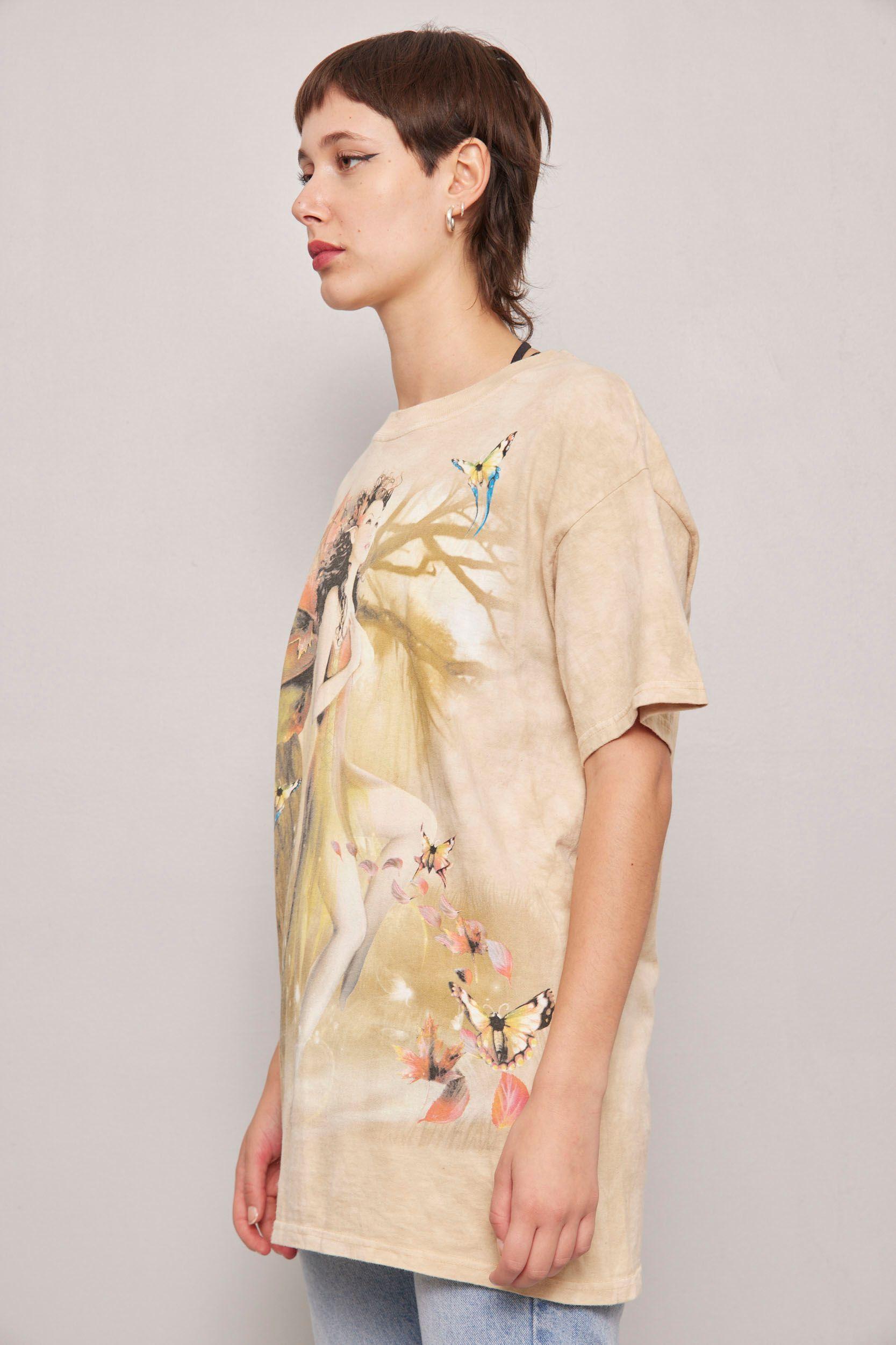 Polera casual  crema the mountain talla M-1