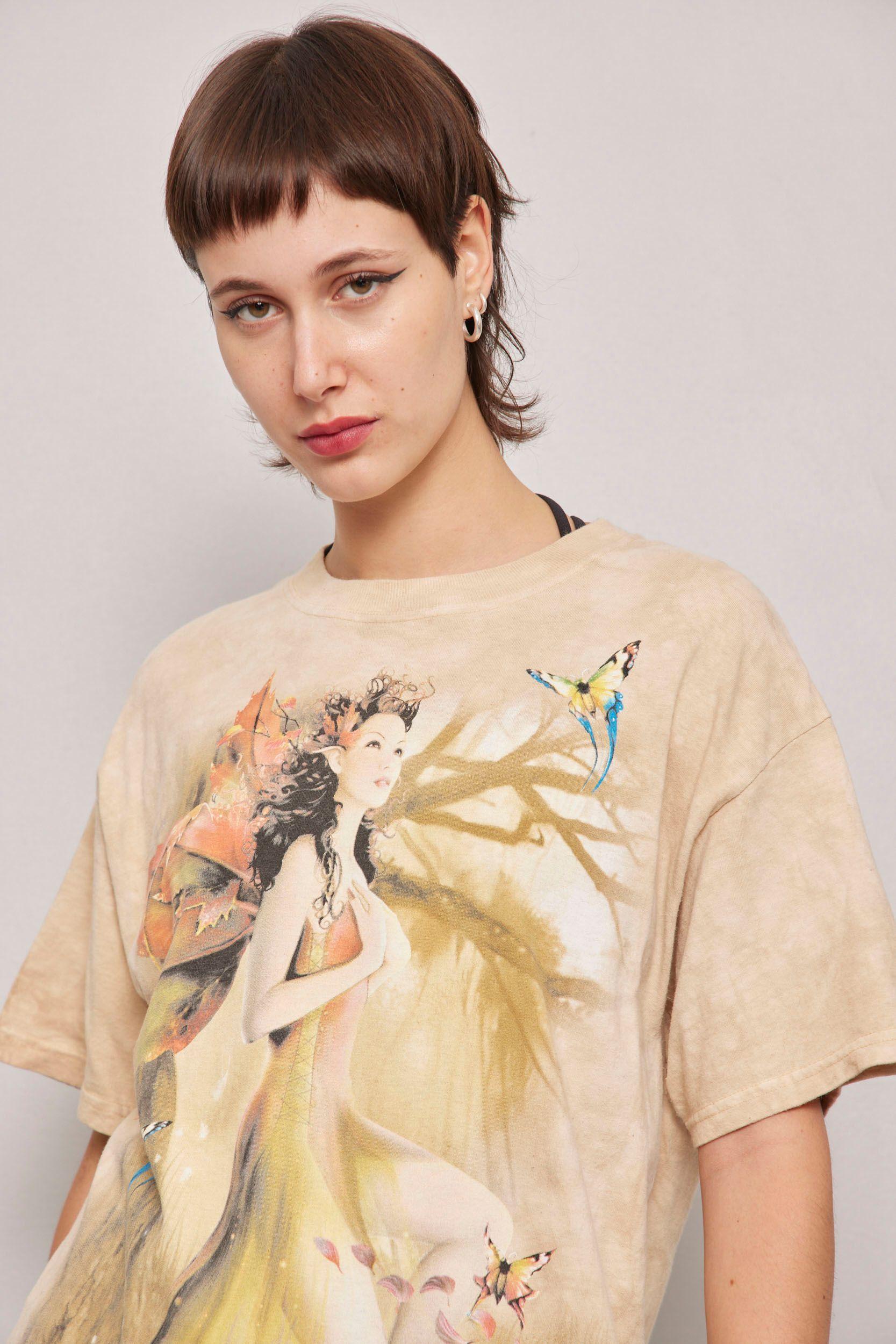 Polera casual  crema the mountain talla M-4