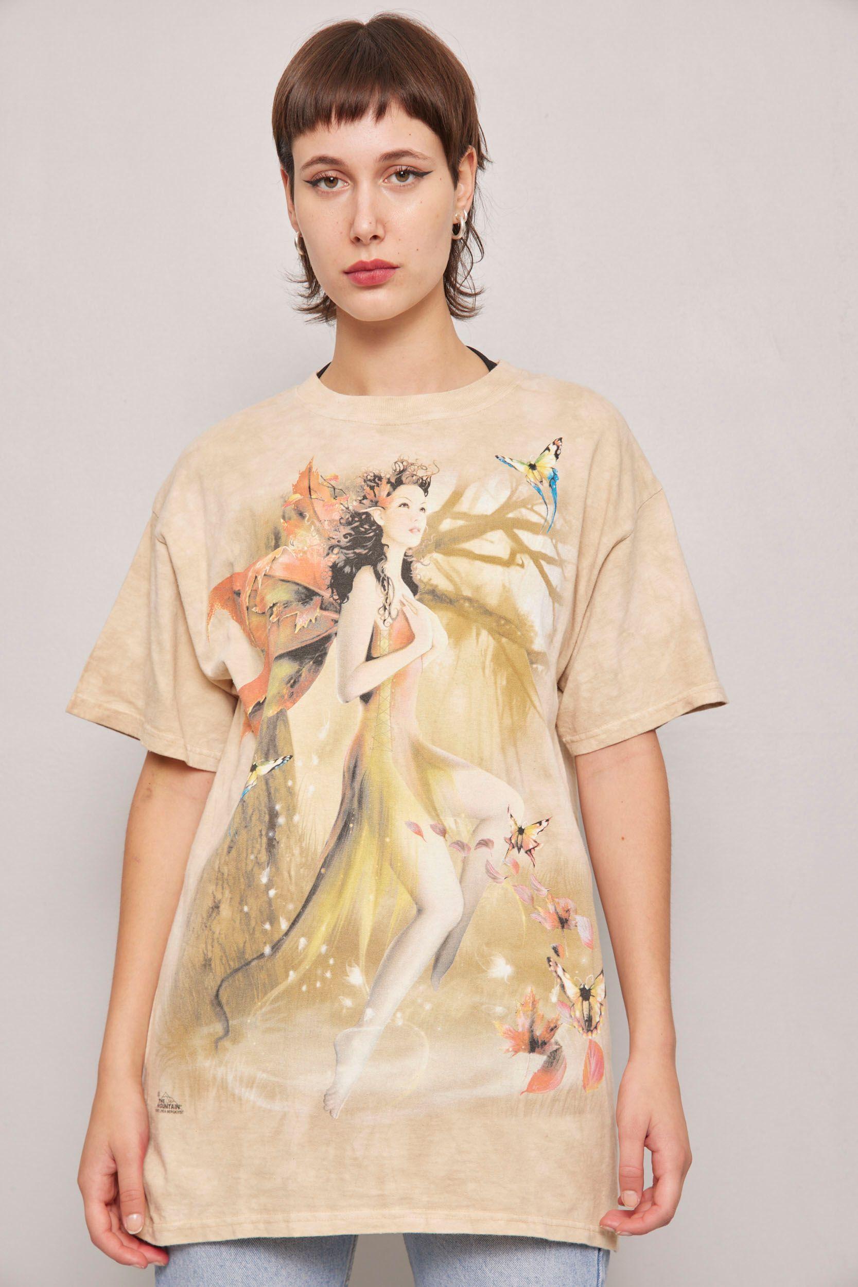 Polera casual  crema the mountain talla M-0