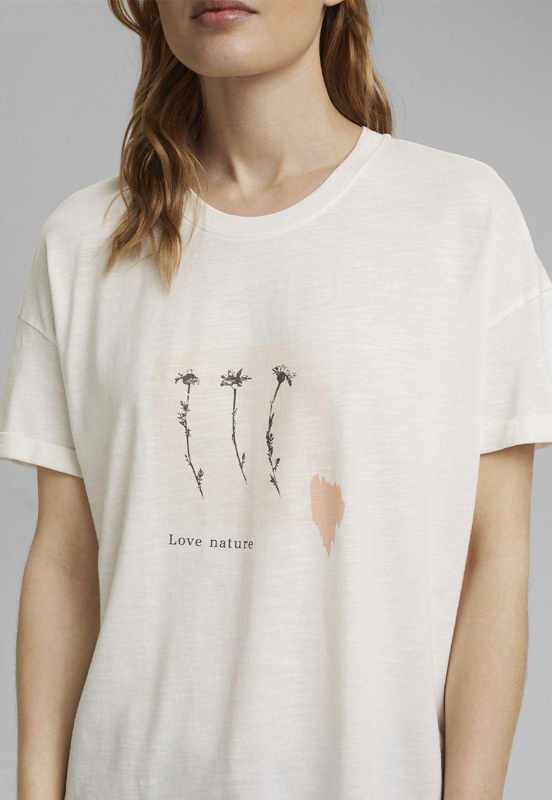 Polera Mujer Con Estampado De Flores Esprit-2
