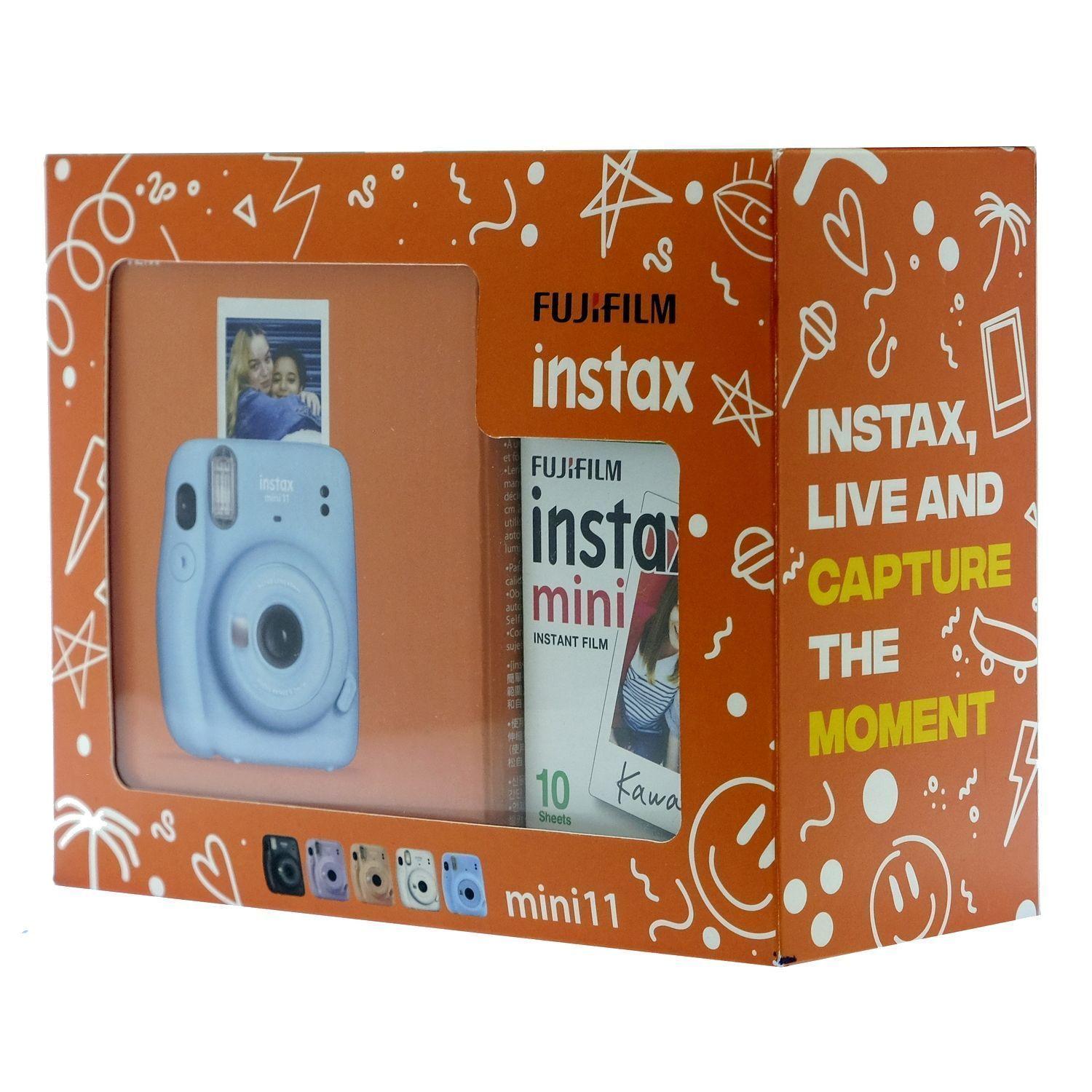 Kit Instax Mini 11 Sky Blue  + 10 Películas-2