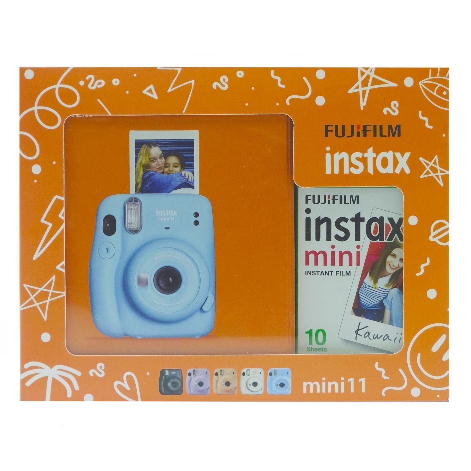 Kit Instax Mini 11 Sky Blue  + 10 Películas-1