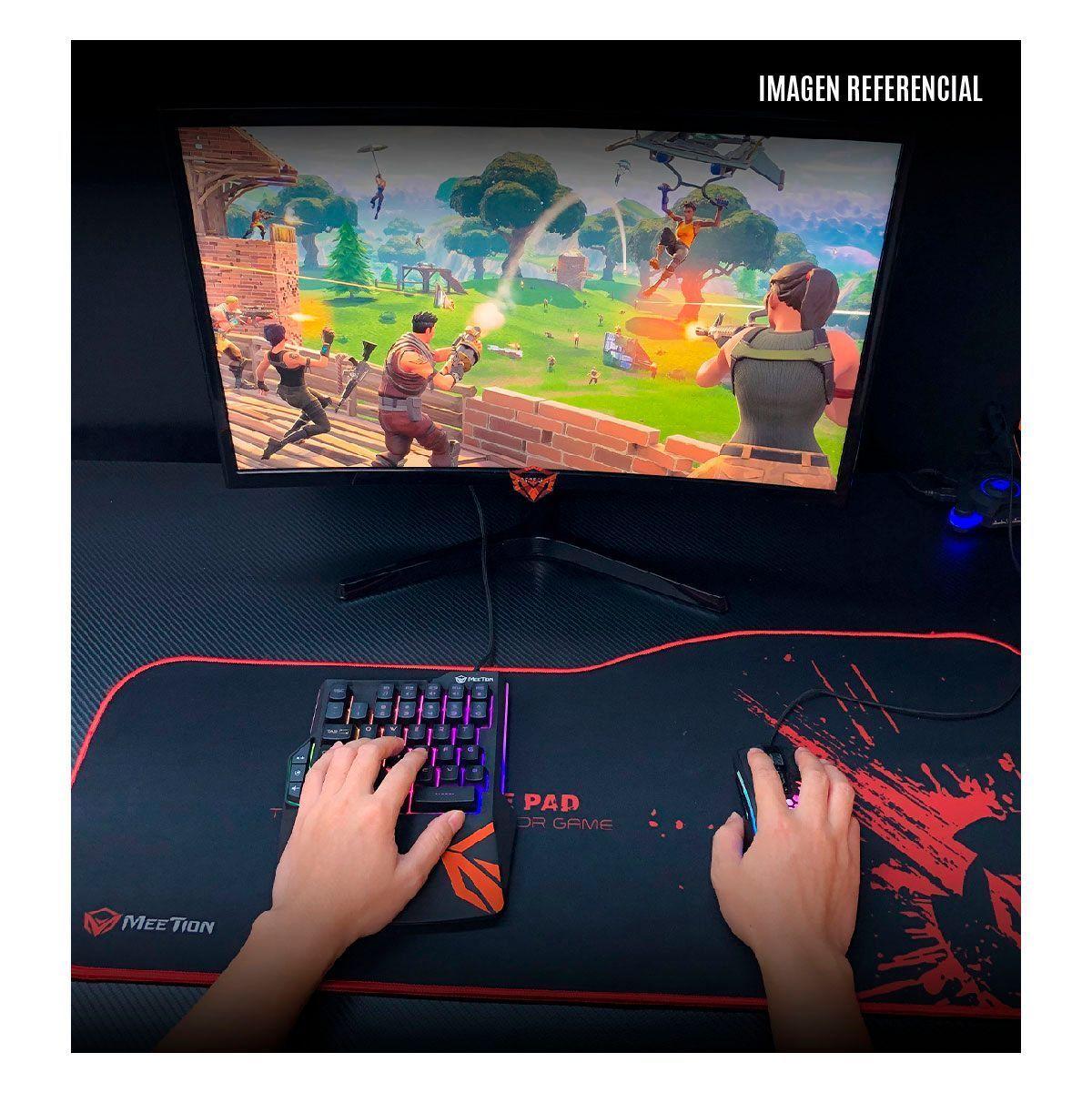 Teclado Gamer 1 Mano Shooter Meetion KB015-7