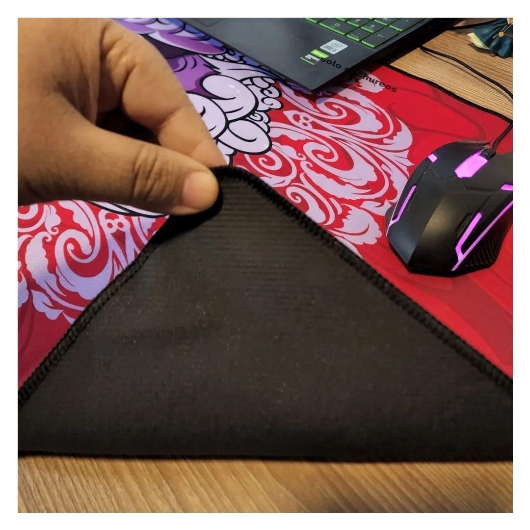 Mouse Pad Gamer Mapa Mundo 90x40 Xl Mousepad Pg  (dragon rojo)-3