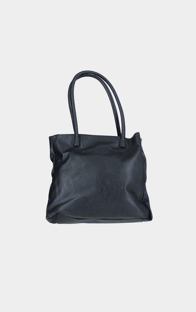 Cartera Hombro Flecos Negra Humana-1