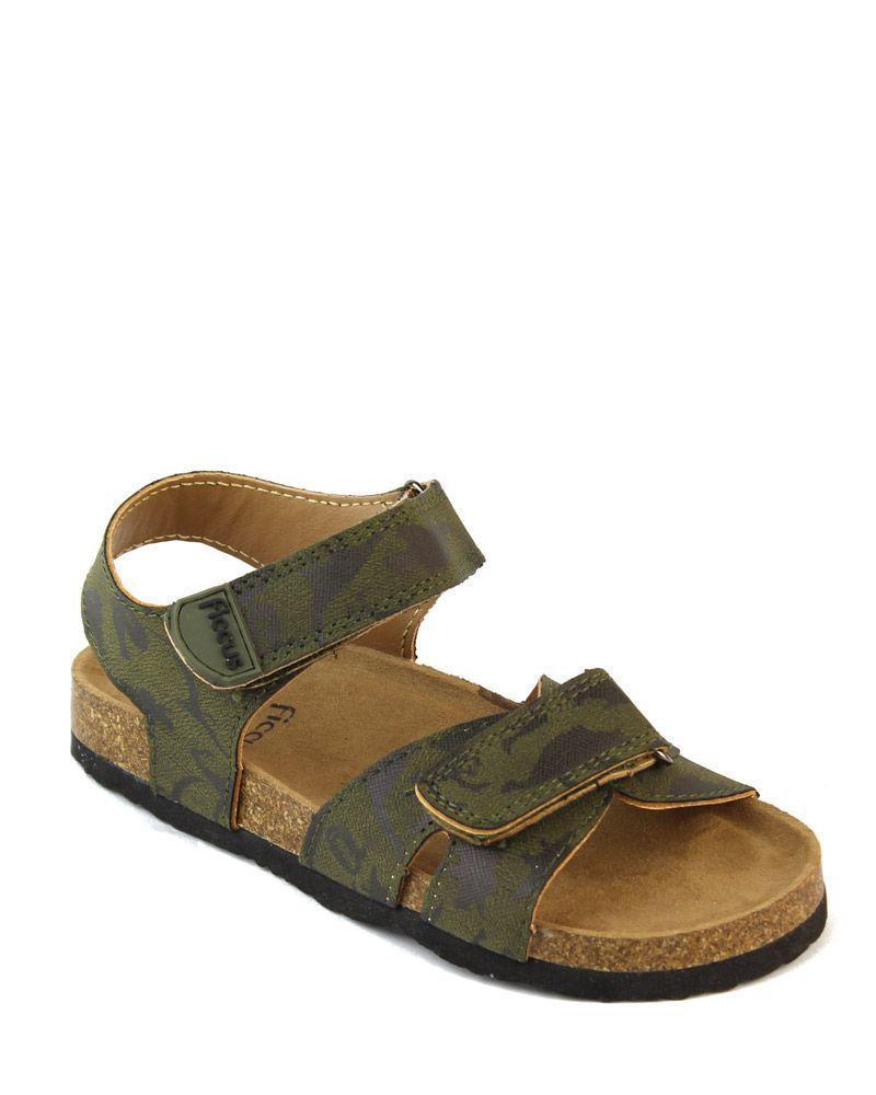 Sandalia Playera Velcro Acorrer Niño Ficcus-0