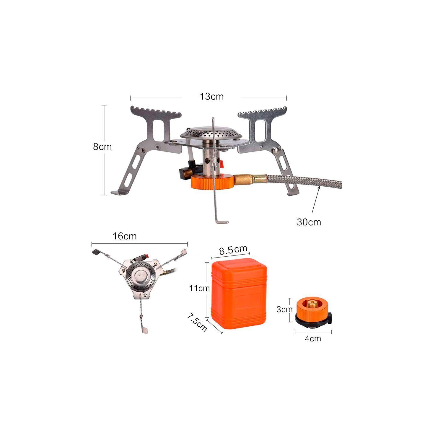 COCINILLA PORTATIL CON MANGUERA PARA EL GAS-2