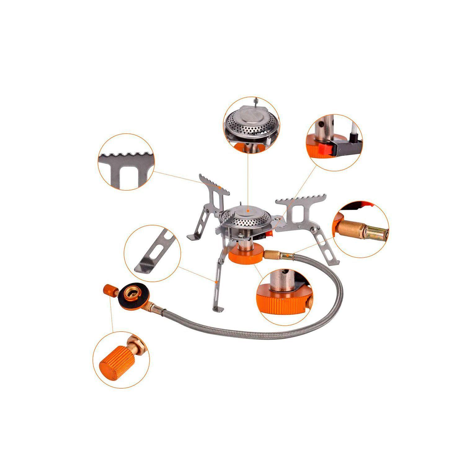 COCINILLA PORTATIL CON MANGUERA PARA EL GAS-3