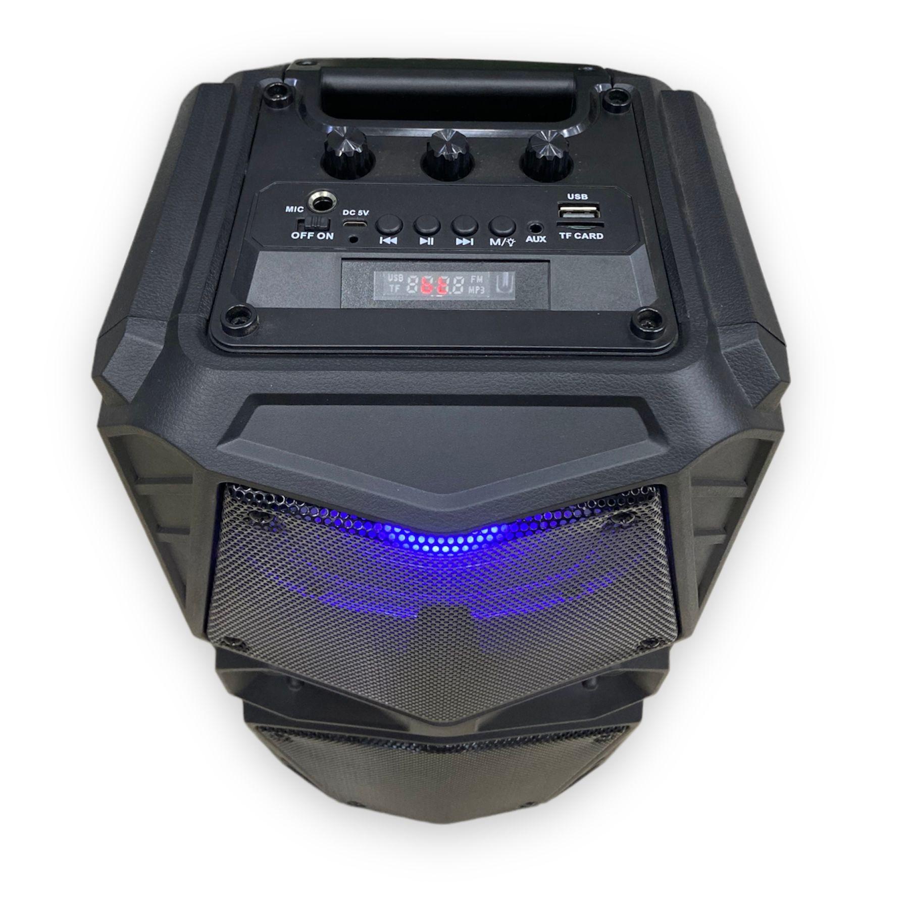 Parlante Bluetooth+Karaoke+Microfono+LucesZQS6206-3