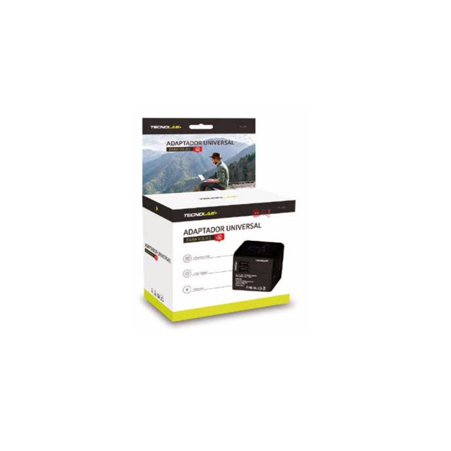 Adaptador Enchufes Universal Multinorma Color Negro - PuntoStore-2