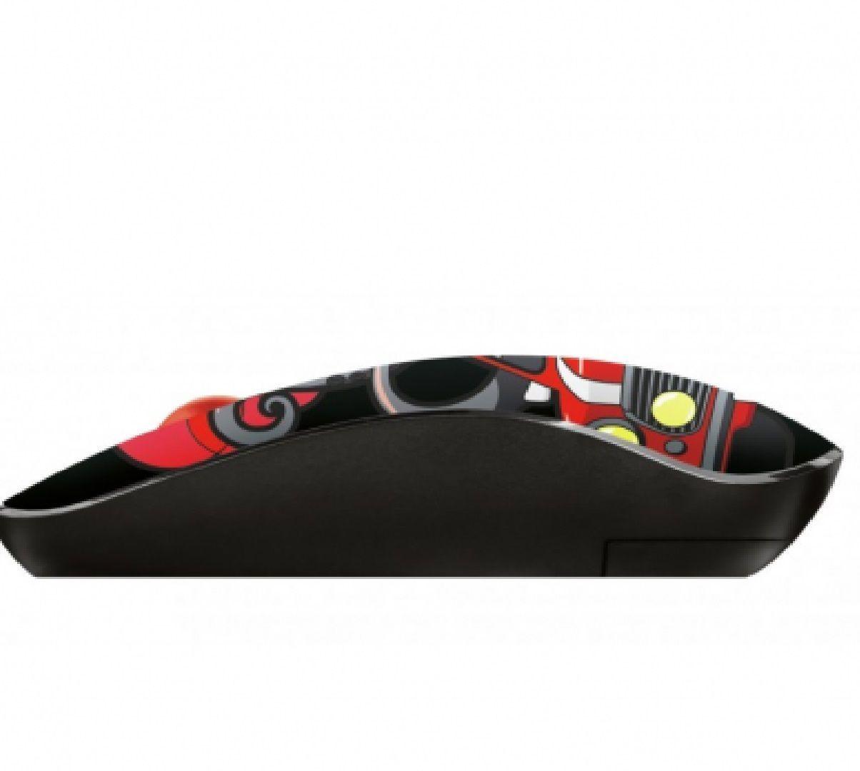 Mouse Inalámbrico Con Clics Silencioso Trust Rojo-2
