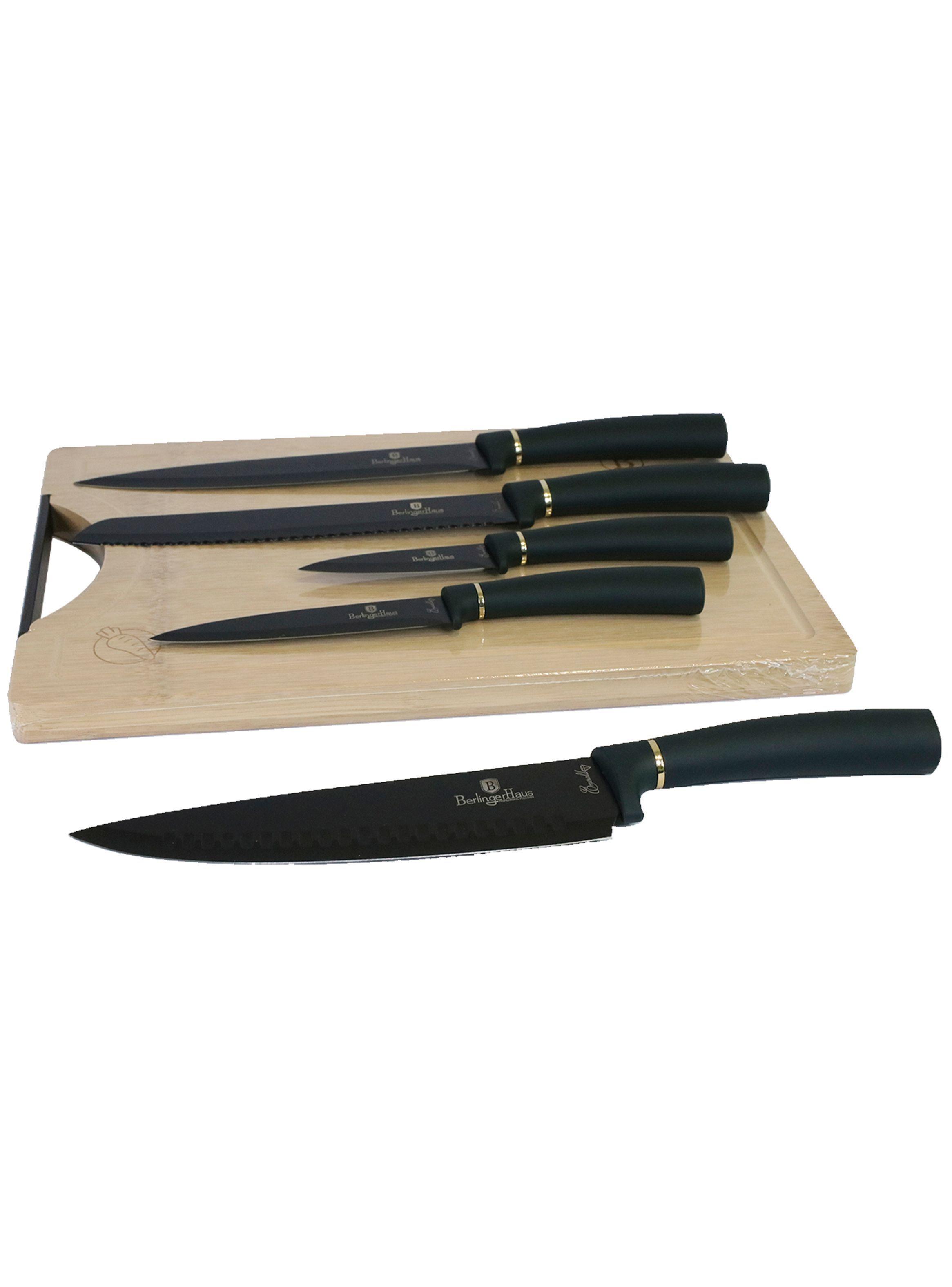 set de cuchillos 5 pcs + Tabla de madera-1