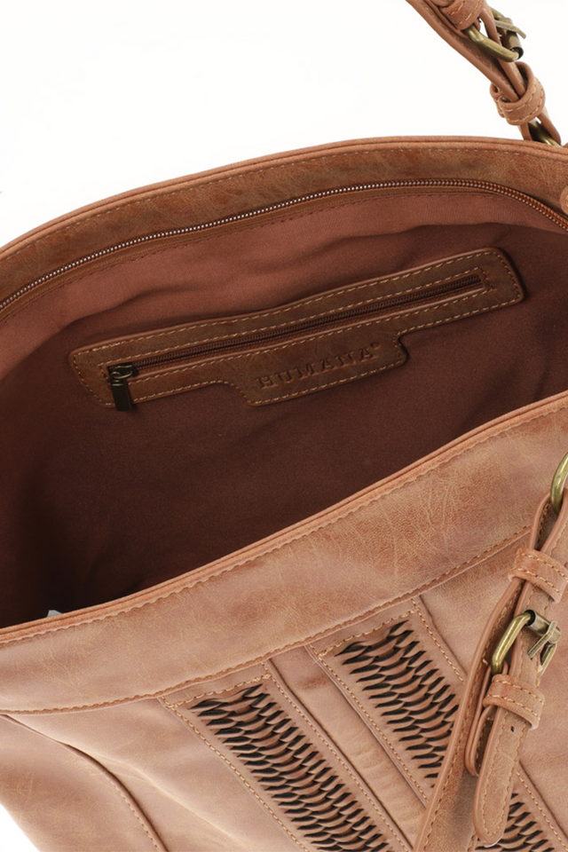 Cartera Trenzas Marrón Humana-2