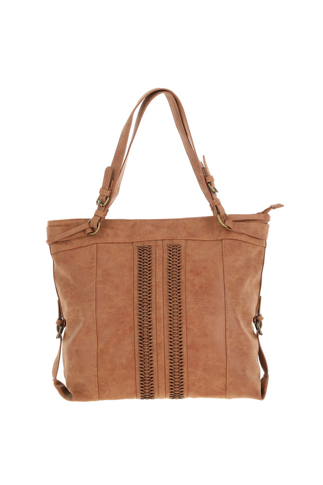 Cartera Trenzas Marrón Humana-0