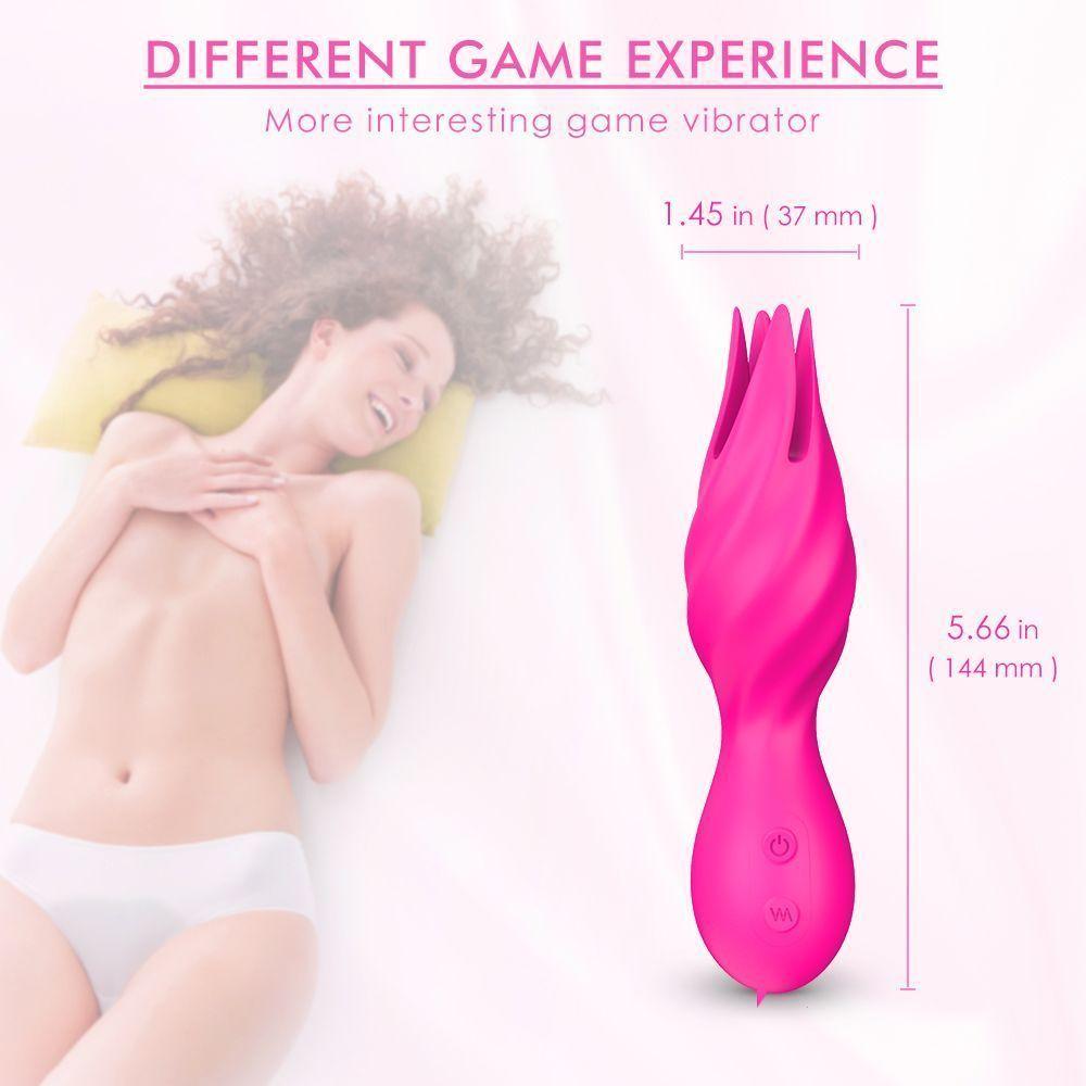Jack Simulación Oral Pulpo Lengua Juguete Erótico Vibrador-2