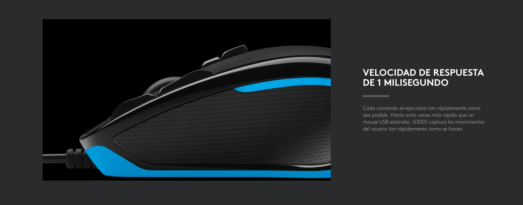 Mouse Gamer Logitech G300s 2500 Dpi-10