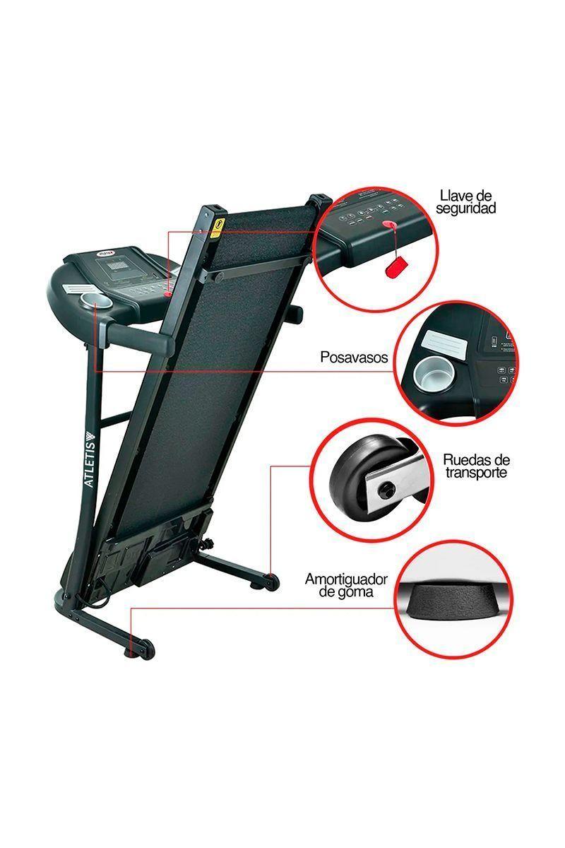 Pack Trotadora T800 + Bicicleta Estática Negro-3