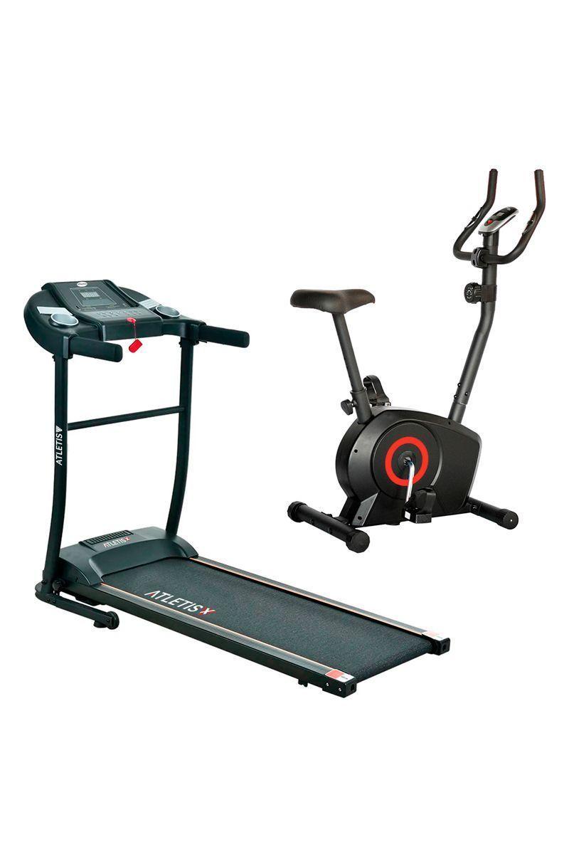 Pack Trotadora T800 + Bicicleta Estática Negro-0