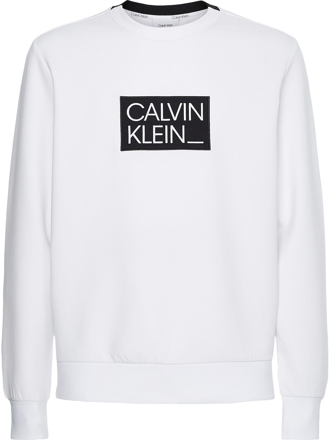 Polerón Interlock Blanco Calvin Klein-0