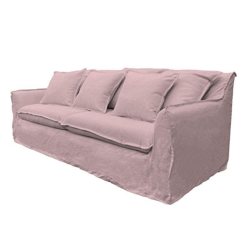Sofá Palena Chenille Palo Rosa 3C-2